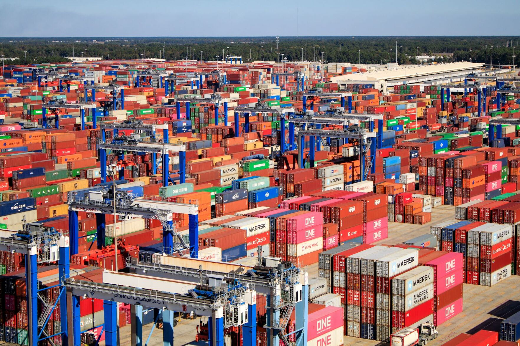 Wando Welch Terminal containers